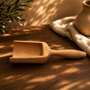 سرتاس چوبی دسته بلند